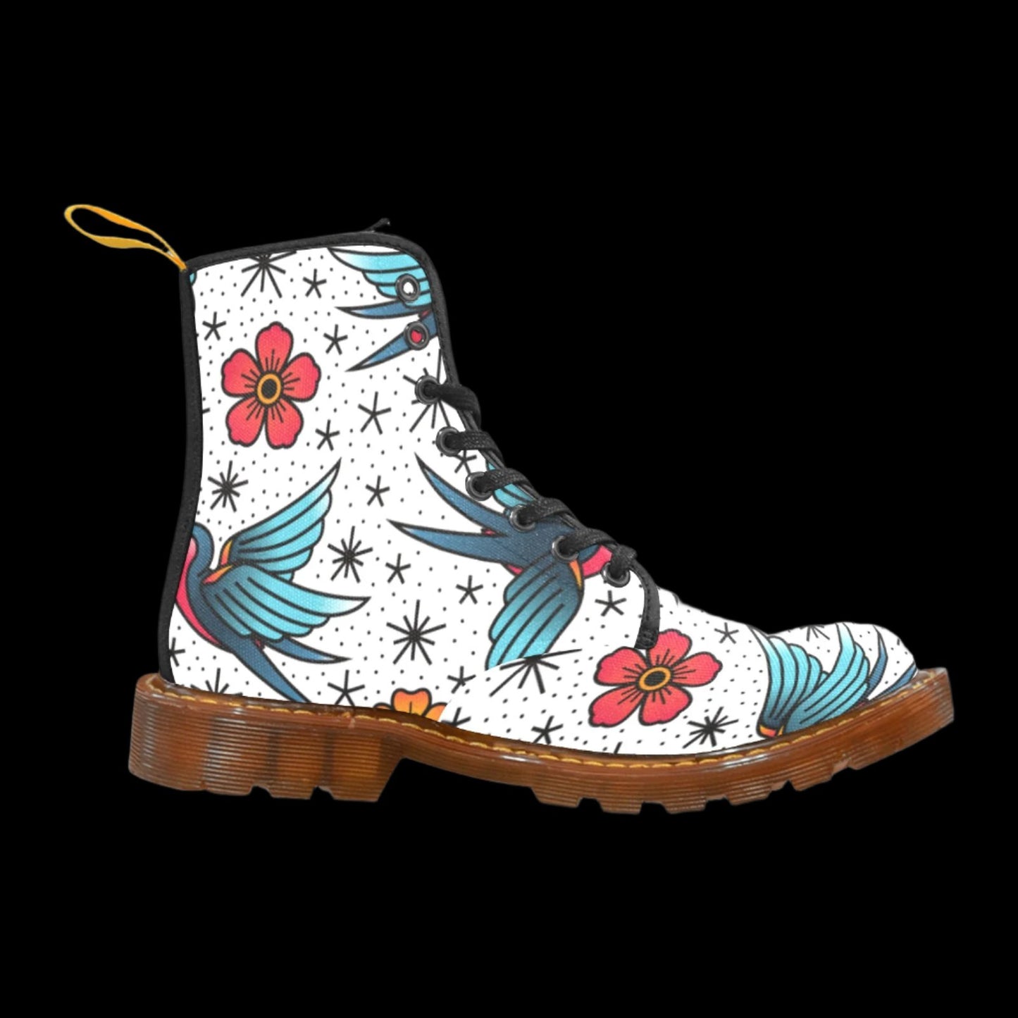 Wild Soul - Women's Tattooed Canvas Boots