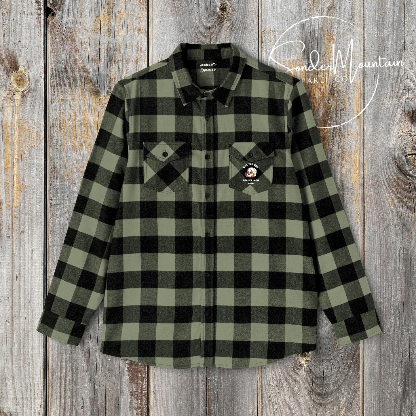 Kill the Ego - Unisex Flannel Shirt