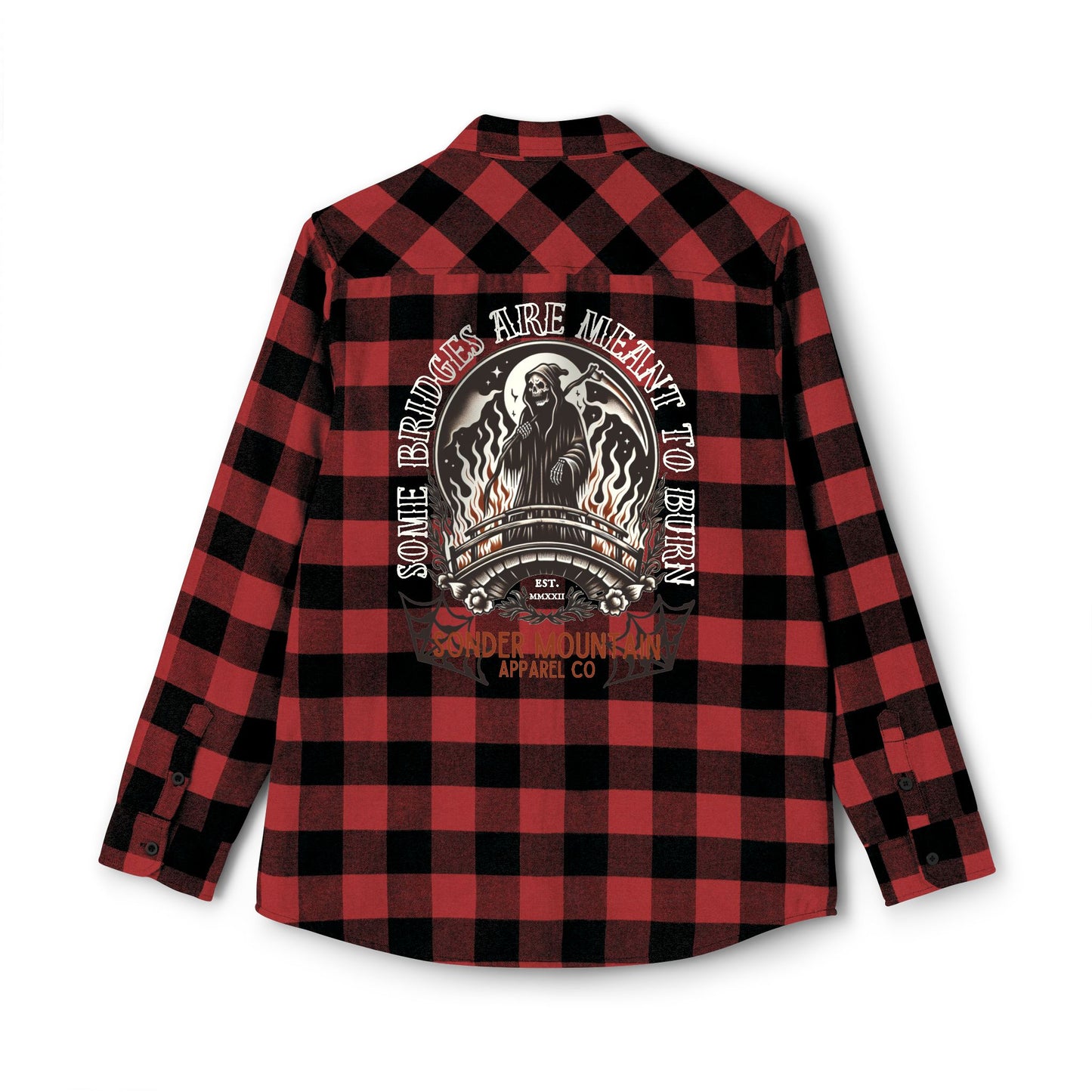 Meant To Burn - Unisex Flannel Shirt