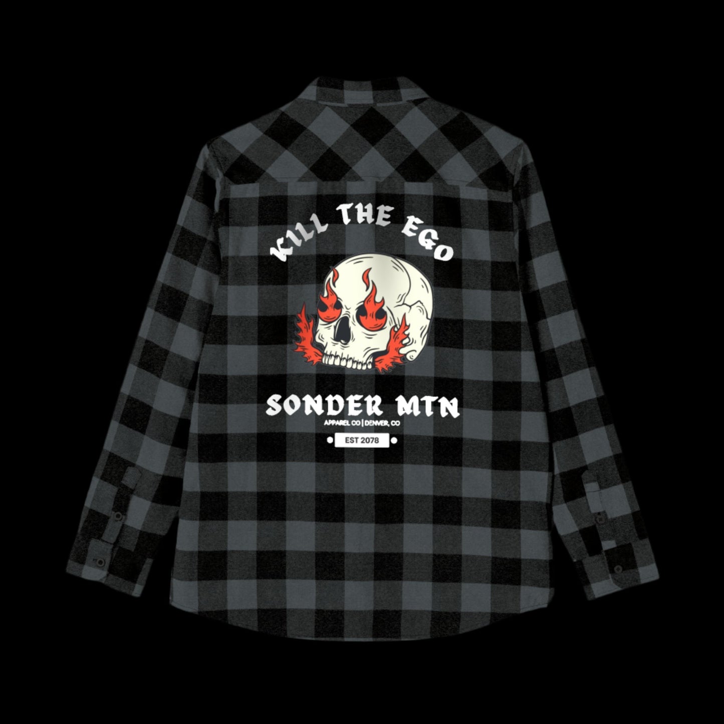 Kill the Ego - Unisex Flannel Shirt