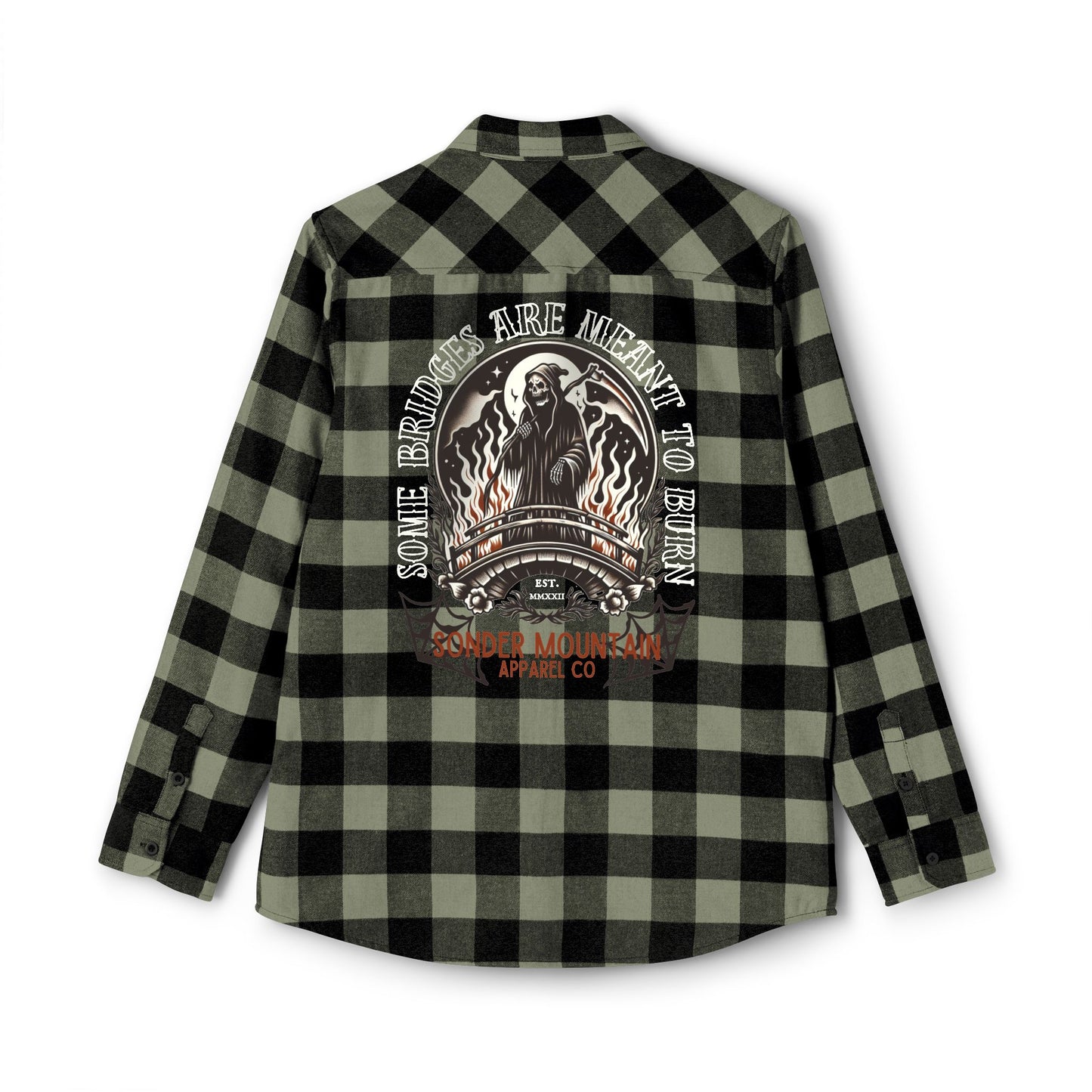 Meant To Burn - Unisex Flannel Shirt