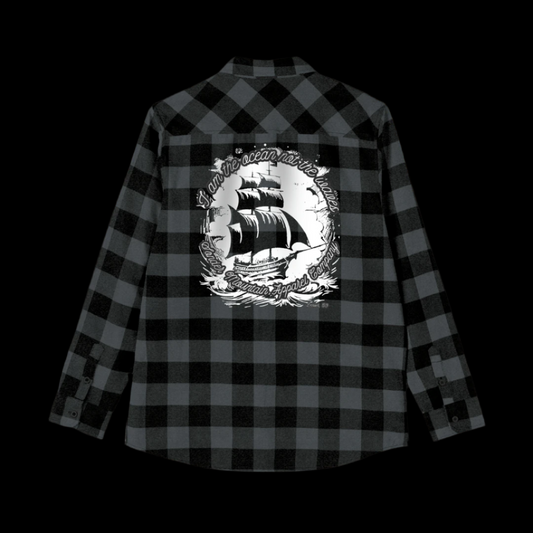 I Am The Ocean - Unisex Flannel Shirt