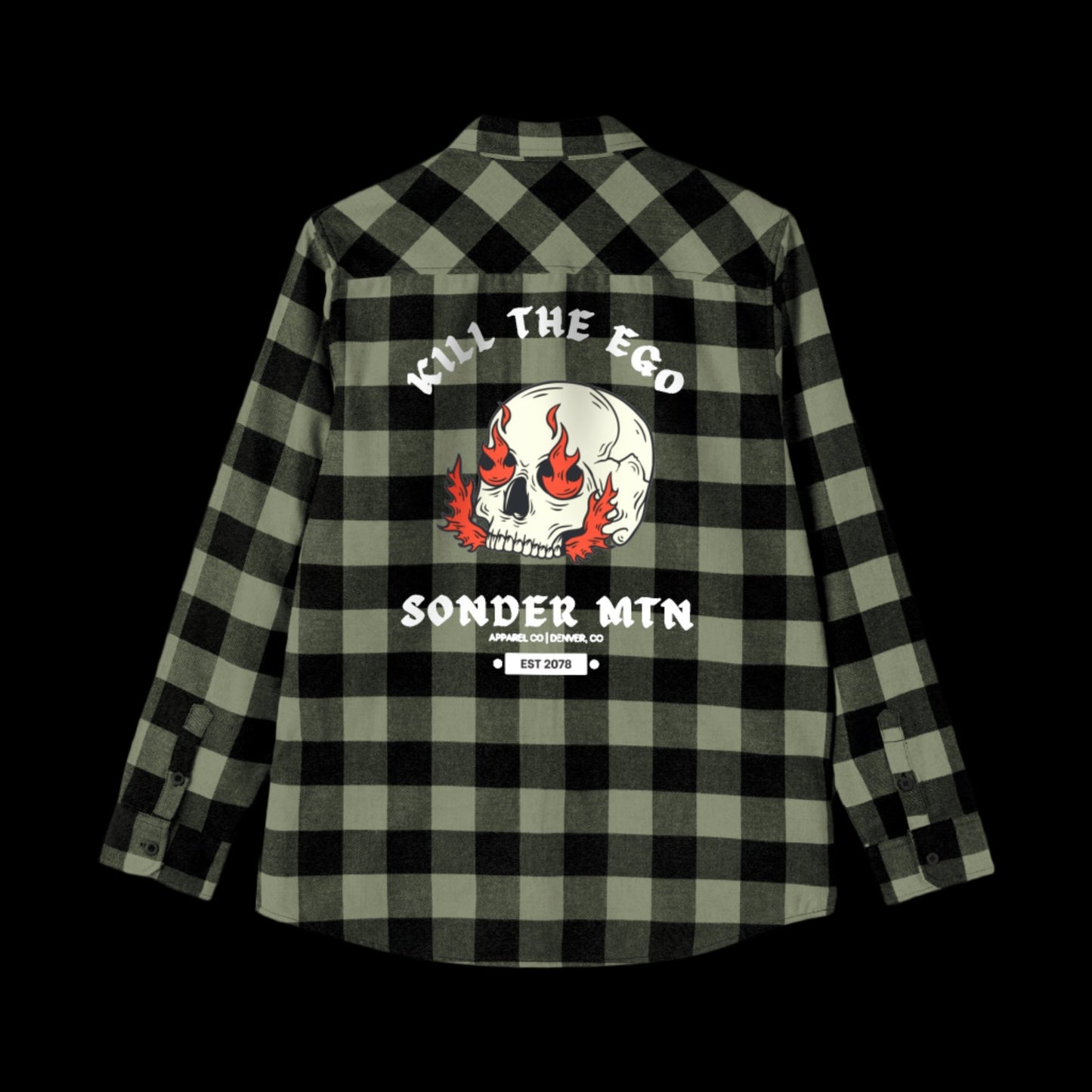 Kill the Ego - Unisex Flannel Shirt