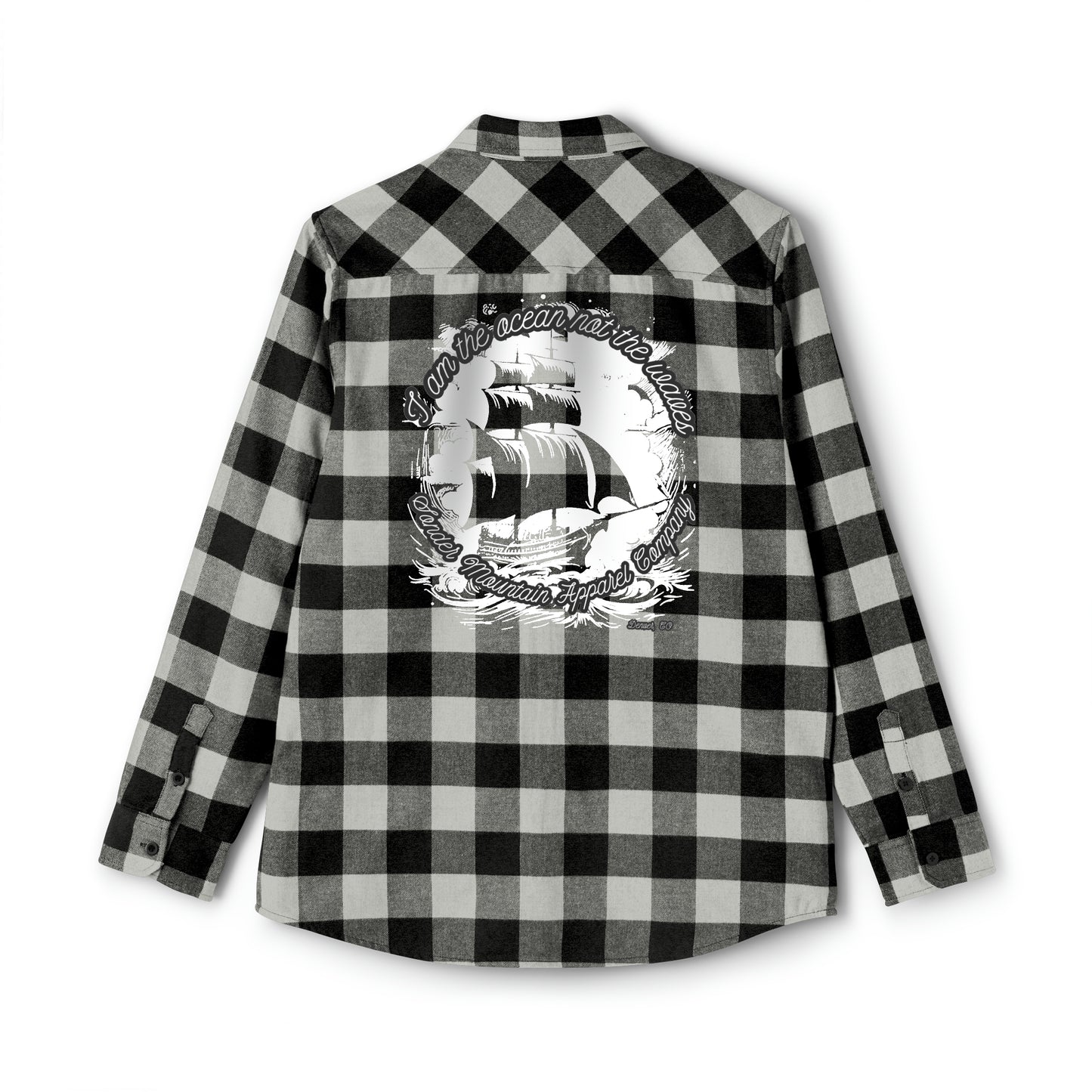 I Am The Ocean - Unisex Flannel Shirt