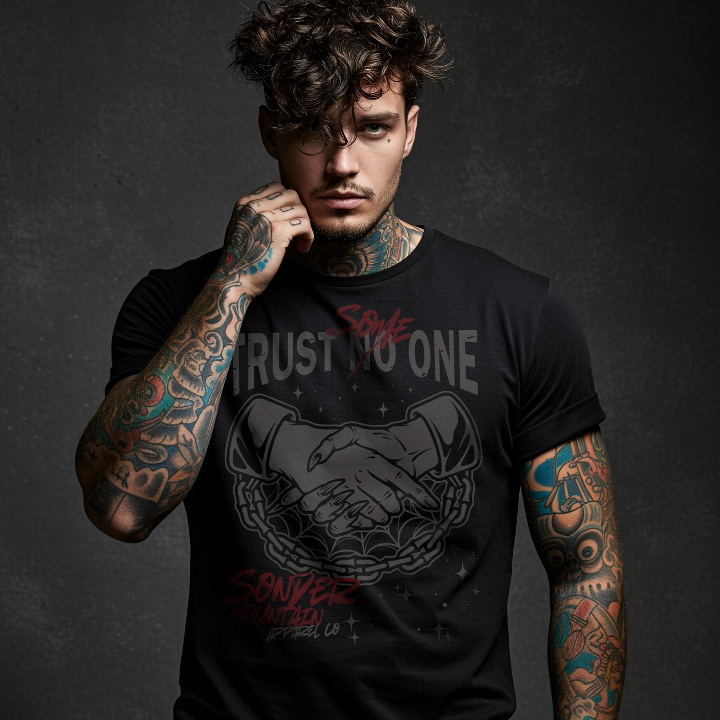 Trust Someone - Tattooed Unisex t-shirt