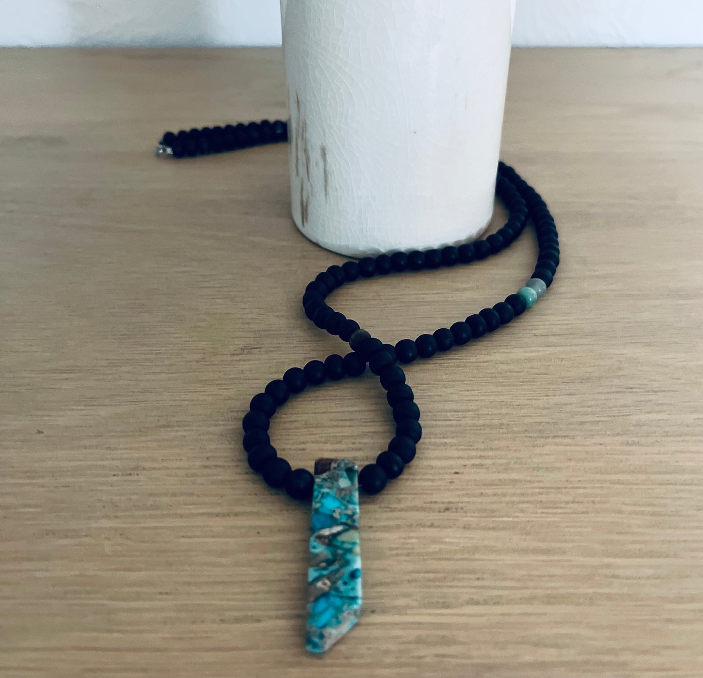 Recovering - Turquoise Slab Necklace