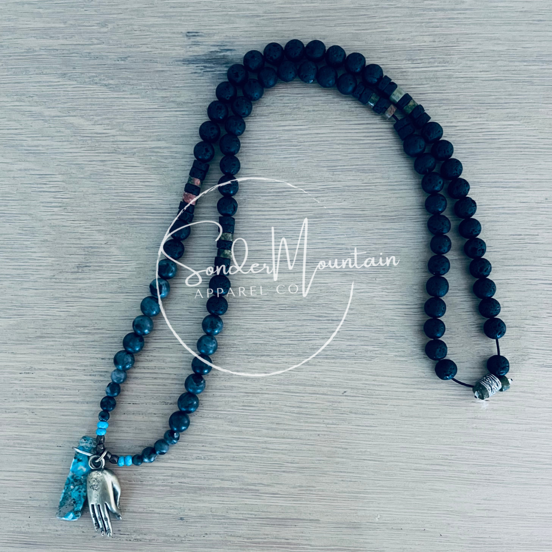 Inner Piece - Hand Crafted Turquoise Mala