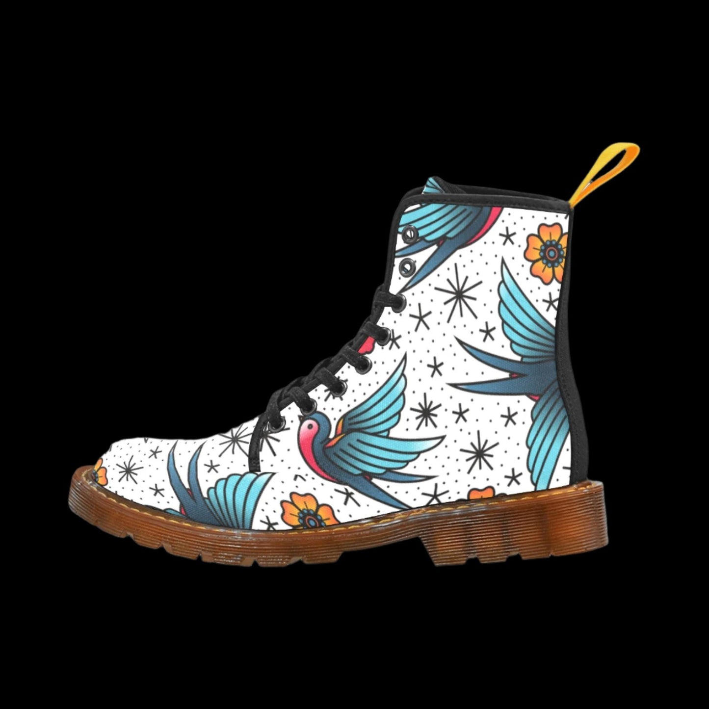 Wild Soul - Women's Tattooed Canvas Boots