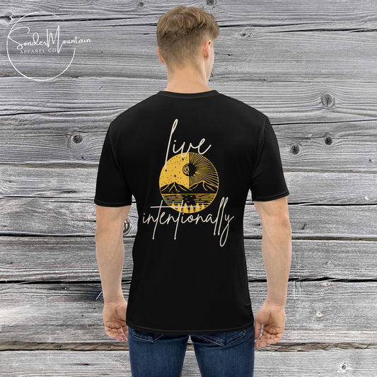 Live Intentionally - Elevated Men's T-shirt