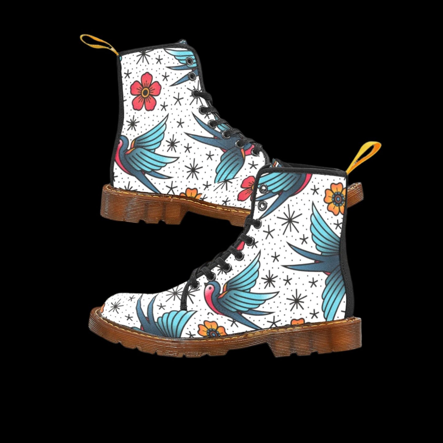 Wild Soul - Women's Tattooed Canvas Boots