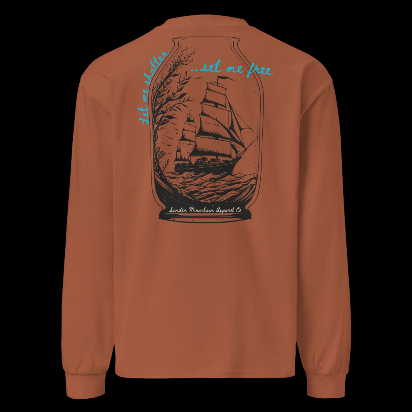 Shattered - Premium Heavyweight Long Sleeve Shirt