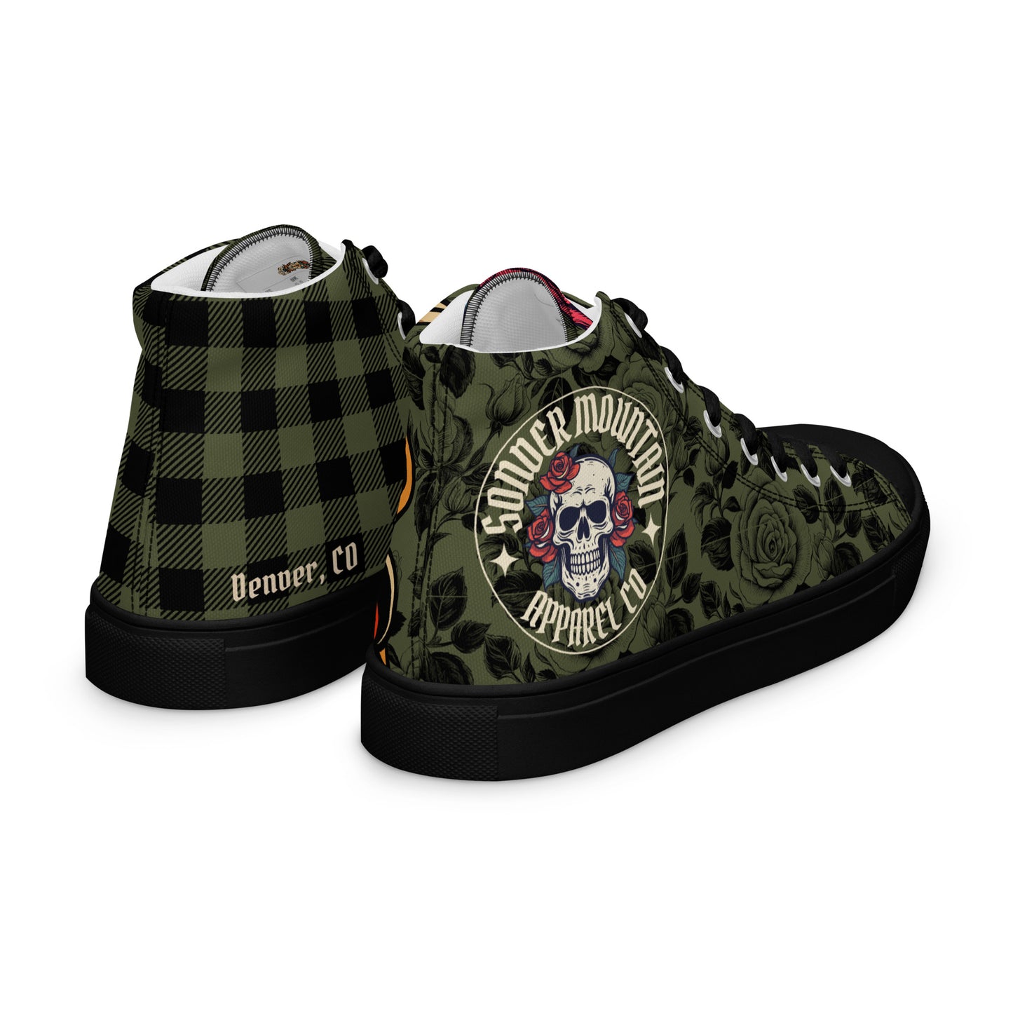 Irish Blood - Women’s High Top Canvas Shoes