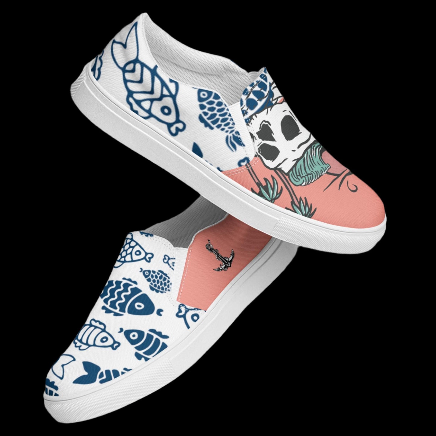 The Tattooed Tourist - Slip-on Canvas Shoes