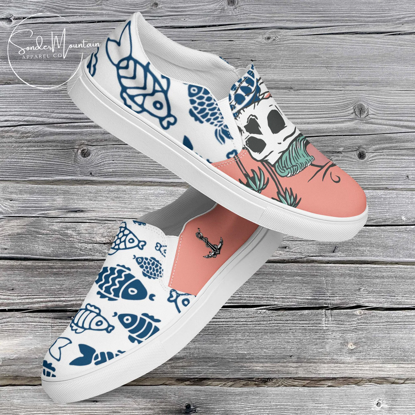 The Tattooed Tourist - Slip-on Canvas Shoes