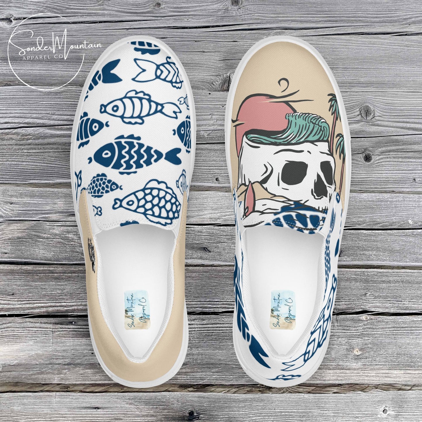 The Tattooed Tourist - Slip-on Canvas Shoes