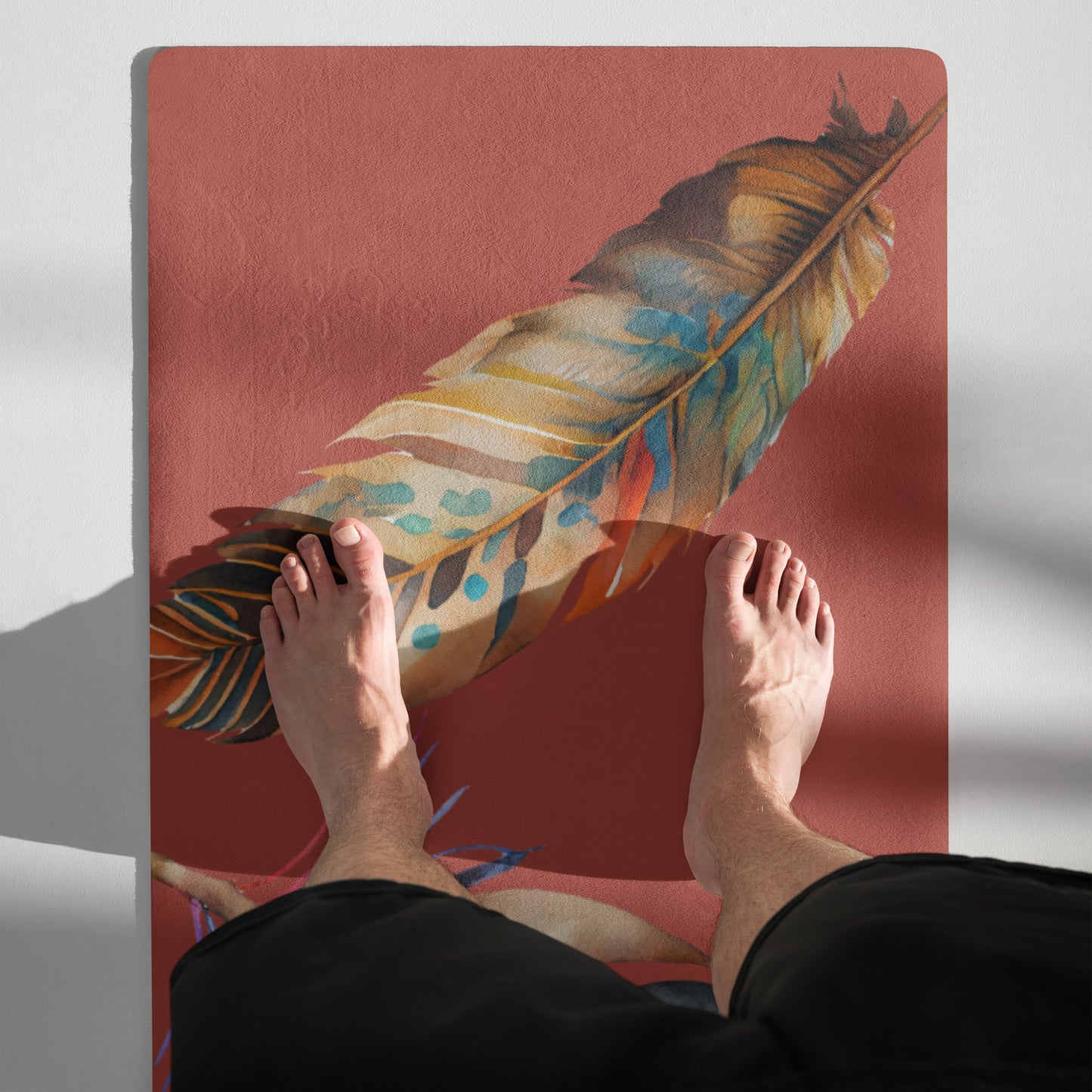 Bird and a Feather - SM Yoga Mat