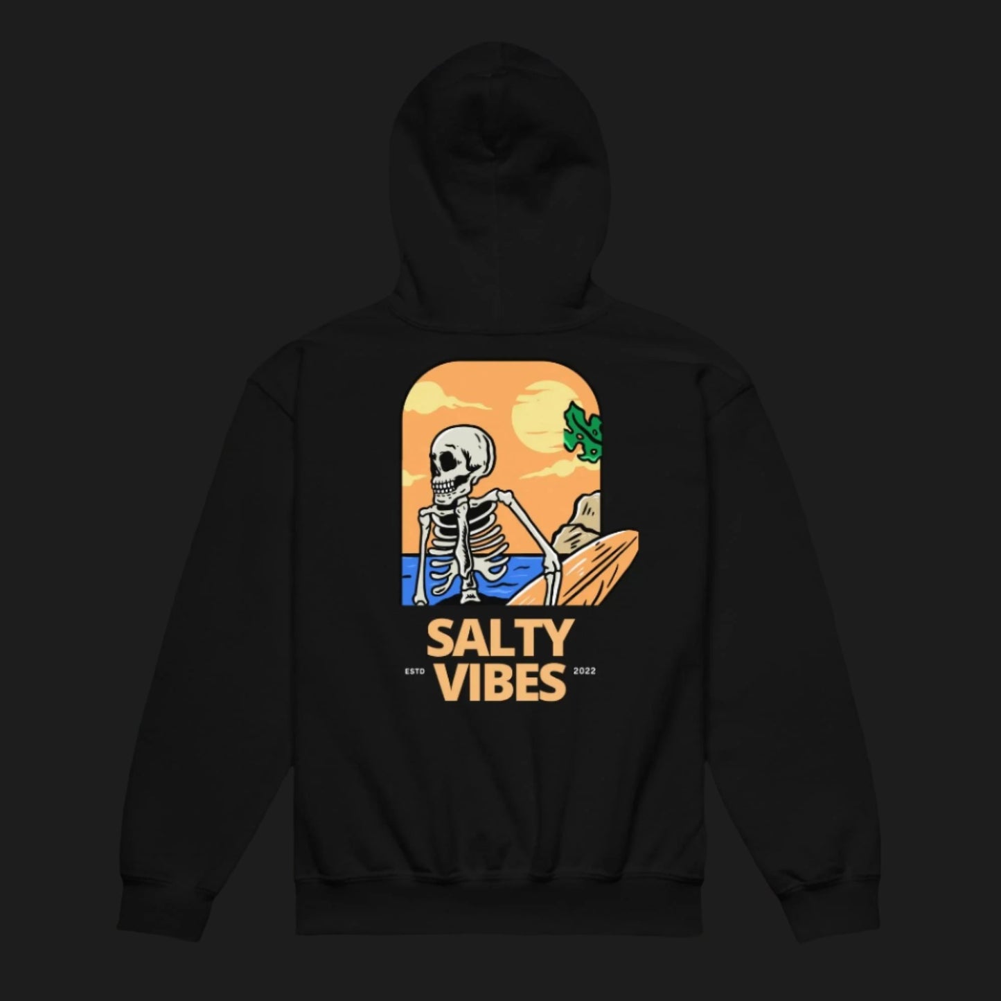 Salty Vibes - Youth Heavy Blend Hoodie